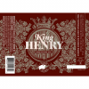 beer label for King Henry