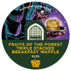 Fruits of the Forest Triple Stacked Breakfast Waffle label