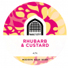 Rhubarb & Custard label