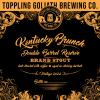 beer label for Kentucky Brunch Brand Stout Double Barrel (2022)