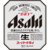 Asahi Super Dry label
